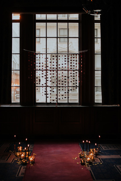 Luxe, moody butterfly inspired wedding