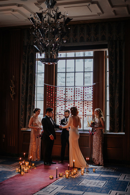 Luxe, moody butterfly inspired wedding