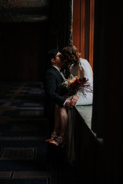 Luxe, moody butterfly inspired wedding