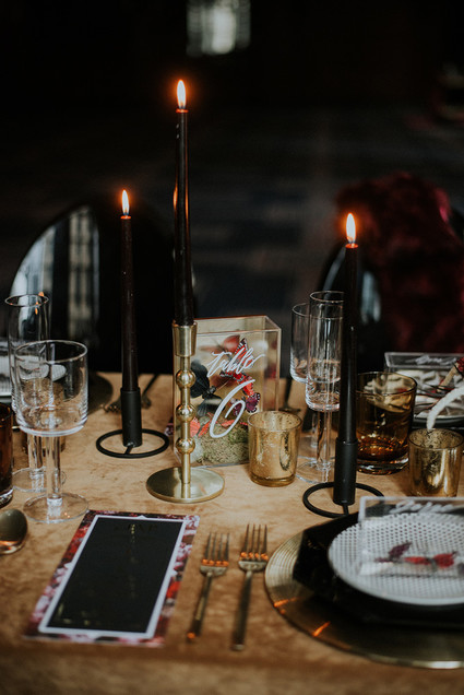 Luxe, moody butterfly inspired wedding