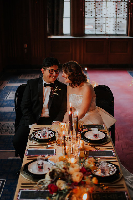 Luxe, moody butterfly inspired wedding