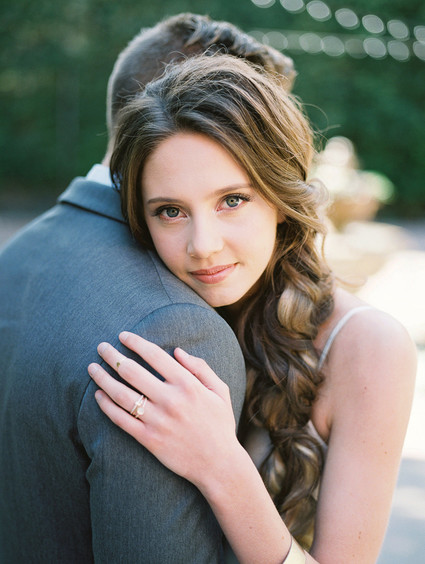 Geometric brass + blush wedding inspiration at Franciscan Gardens