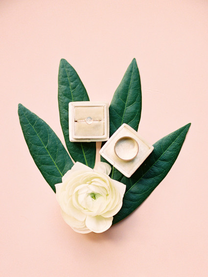 Geometric brass + blush wedding inspiration at Franciscan Gardens