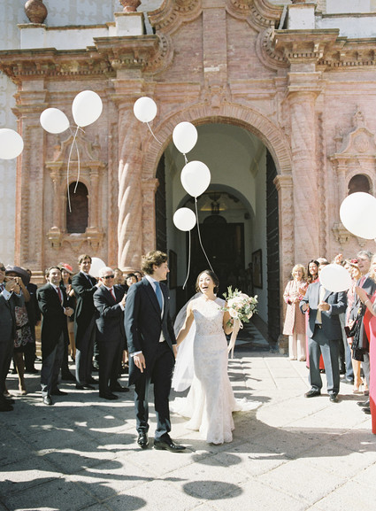 Romantic summer destination wedding in the Spanish countryside