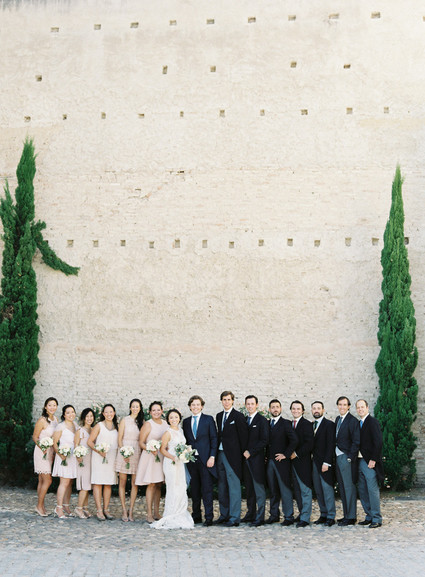 Romantic summer destination wedding in the Spanish countryside