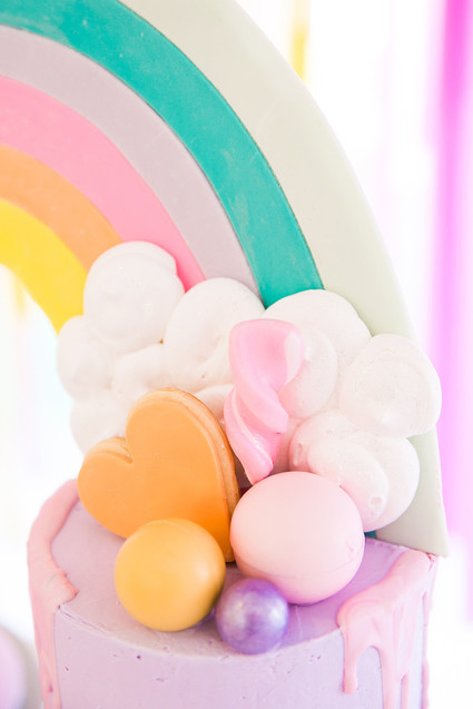 Modern rainbow My Little Pony party Inspiration