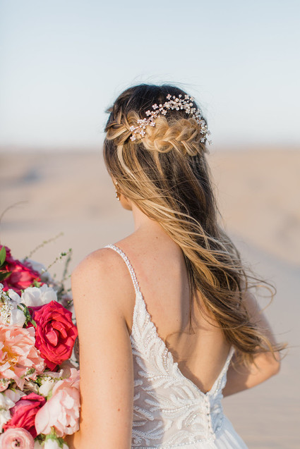 Formal engagement photos on the Sand Dunes of Glamis, CA Inspiration