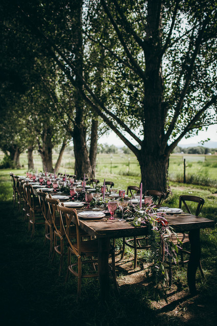 Rustic moody farm wedding inspiration in Bozeman, Montana