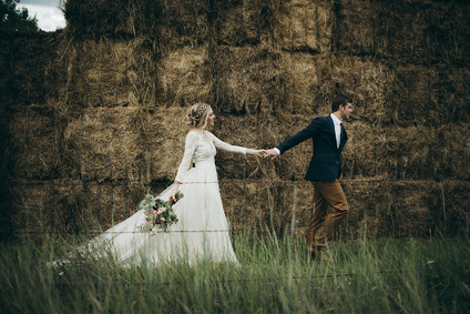 Rustic moody farm wedding inspiration in Bozeman, Montana Inspiration