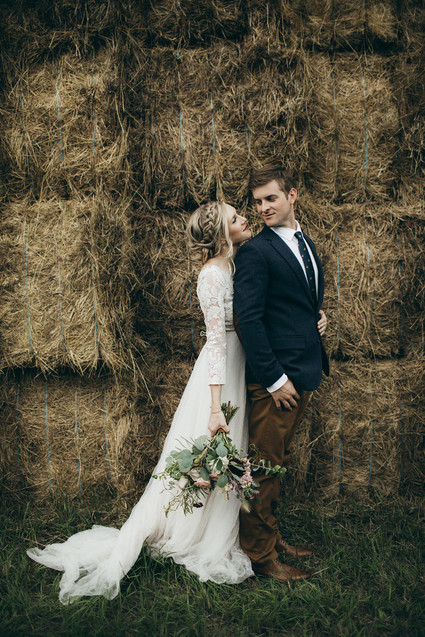 Rustic moody farm wedding inspiration in Bozeman, Montana