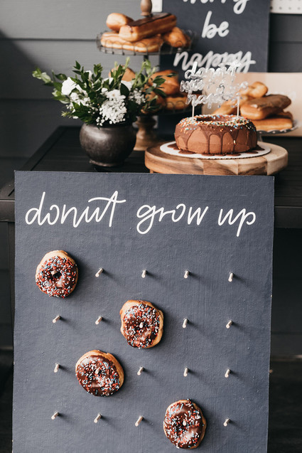 Donut party 1st birthday