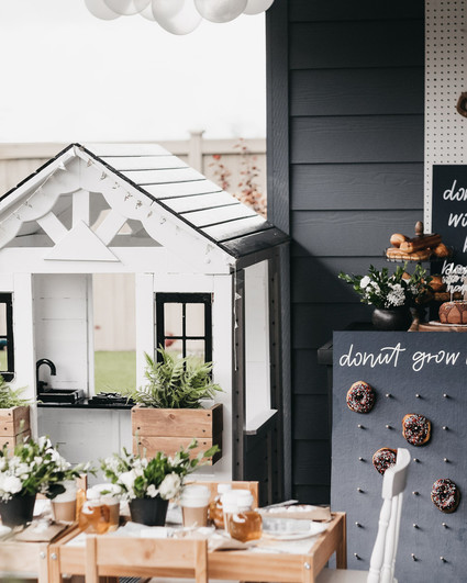 Donut party 1st birthday