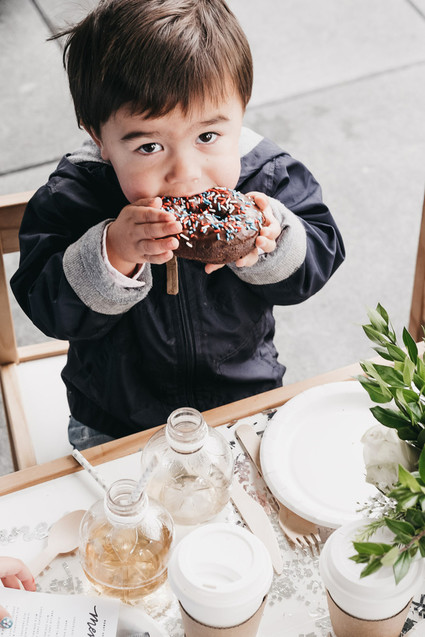 Donut party 1st birthday