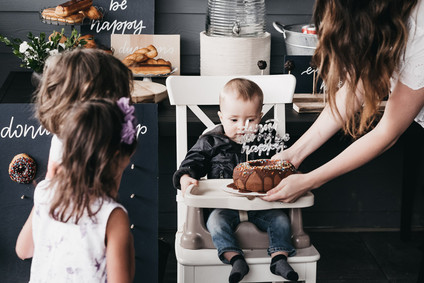 Donut party 1st birthday