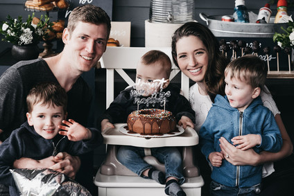 Donut party 1st birthday