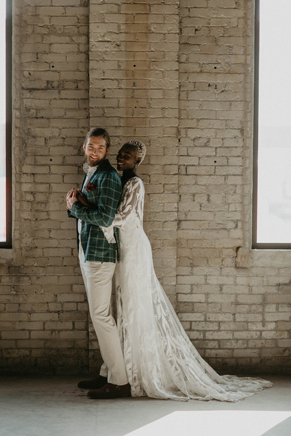 African goddess chic bridal style