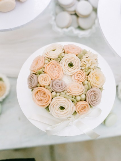 Floral first birthday Korean Dol in downtown LA