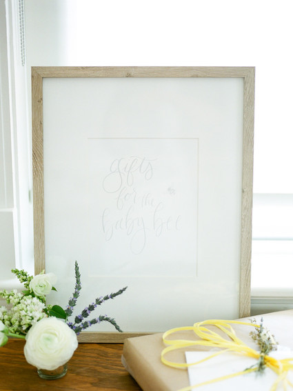 Honeybee baby shower at The Cannon Room in Raleigh Inspiration