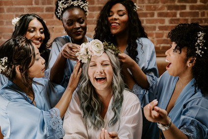 Whimsical indie wedding in Brooklyn at Diety