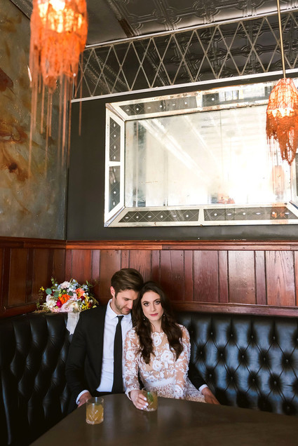 Stylish Detroit engagement photos