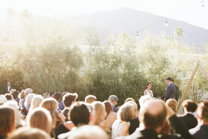 Colorful modern Palm Springs wedding at the Ace Hotel