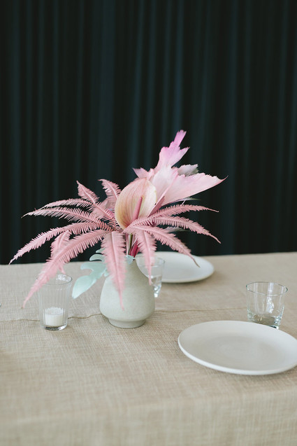 Colorful modern Palm Springs wedding at the Ace Hotel