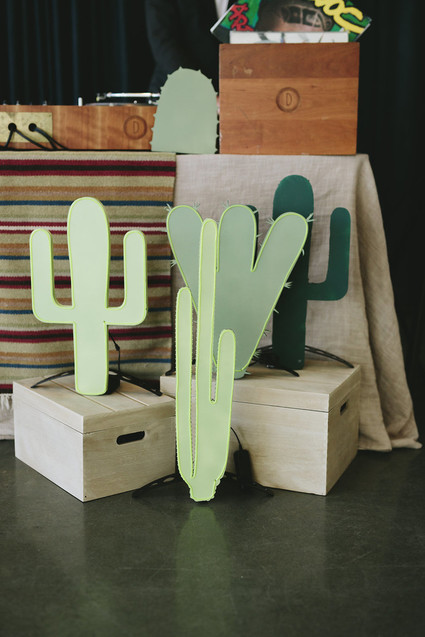 Colorful modern Palm Springs wedding at the Ace Hotel Inspiration