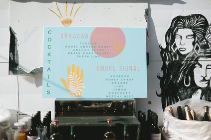 Colorful modern Palm Springs wedding at the Ace Hotel Inspiration