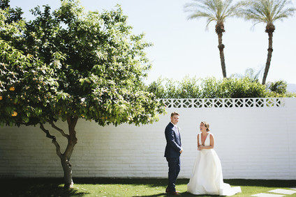 Colorful modern Palm Springs wedding at the Ace Hotel