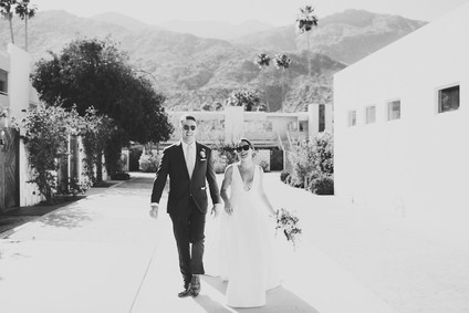 Colorful modern Palm Springs wedding at the Ace Hotel