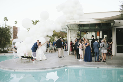 Colorful modern Palm Springs wedding at the Ace Hotel
