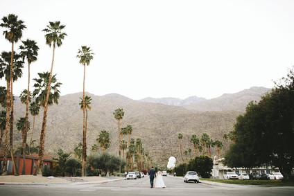 Colorful modern Palm Springs wedding at the Ace Hotel