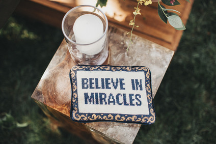 Intimate, elegant backyard wedding in Santa Barbara