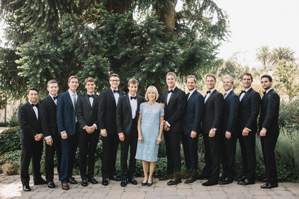 Intimate, elegant backyard wedding in Santa Barbara