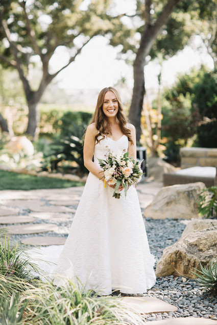 Intimate, elegant backyard wedding in Santa Barbara