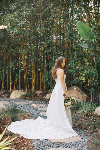Intimate, elegant backyard wedding in Santa Barbara
