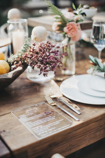 Intimate, elegant backyard wedding in Santa Barbara Inspiration