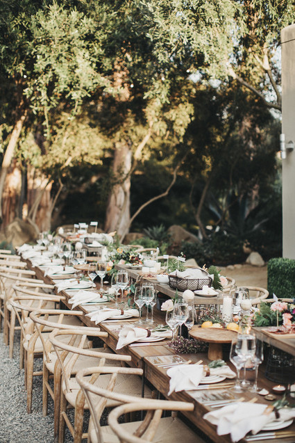 Intimate, elegant backyard wedding in Santa Barbara Inspiration