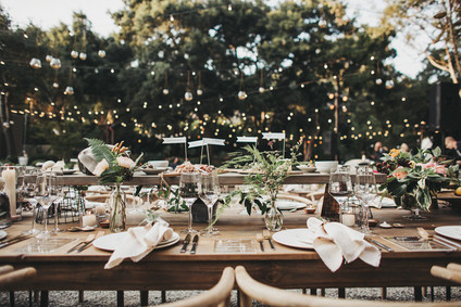 Intimate, elegant backyard wedding in Santa Barbara Inspiration