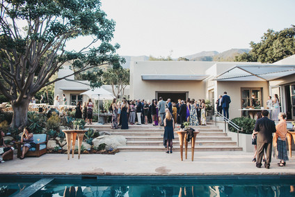 Intimate, elegant backyard wedding in Santa Barbara