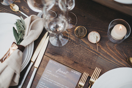 Intimate, elegant backyard wedding in Santa Barbara