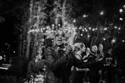 Intimate, elegant backyard wedding in Santa Barbara