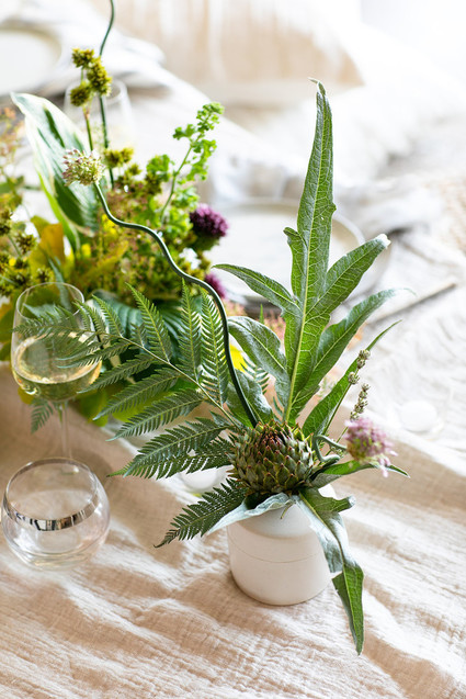 Garden inspired dinner party