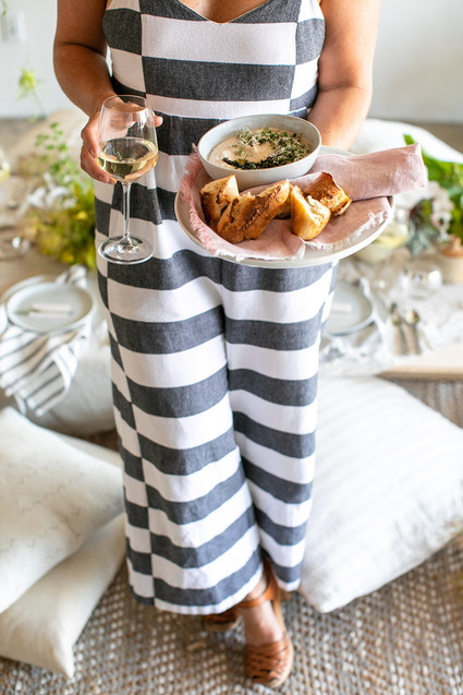 Garden inspired dinner party