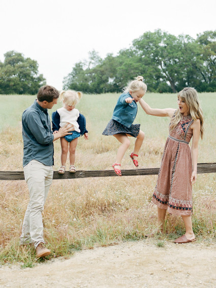 Spring wildflower family session in Topanga Canyon by Hello Pinecone Inspiration