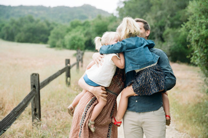 Spring wildflower family session in Topanga Canyon by Hello Pinecone Inspiration