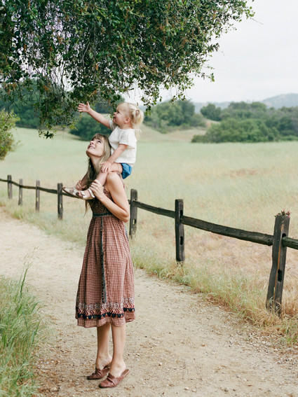 Spring wildflower family session in Topanga Canyon by Hello Pinecone Inspiration
