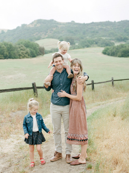Spring wildflower family session in Topanga Canyon by Hello Pinecone Inspiration