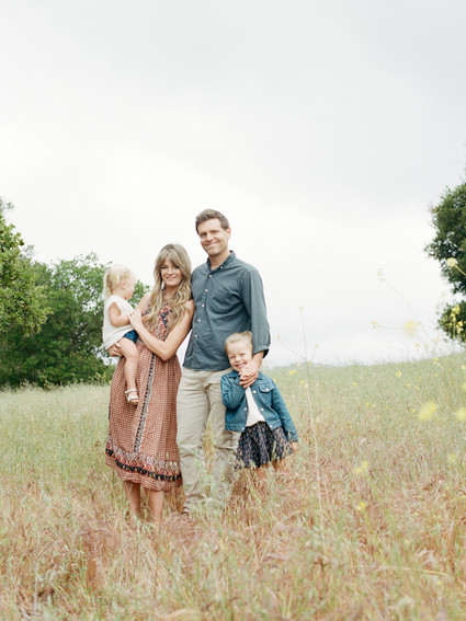 Spring wildflower family session in Topanga Canyon by Hello Pinecone Inspiration