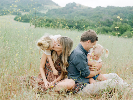 Spring wildflower family session in Topanga Canyon by Hello Pinecone Inspiration
